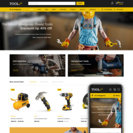 Elomart Mega Tool Super Store Loja WooCommerce