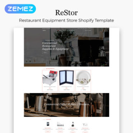 ReStore Housewares Multipage Clean Shopify Theme #84431