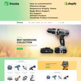 Fresta Grinder Tools Shopify Theme #84446