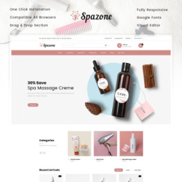 SpaZone Massage Parlour Shopify Theme #84630