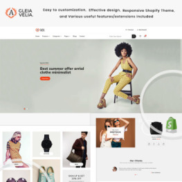 A Gelia Velia The Fashion Shopify Theme #84930