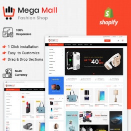 Megamall Multipurpose Shopify Theme # 84994