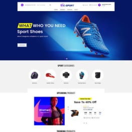 Esport Sports Store Shopify Theme #85168