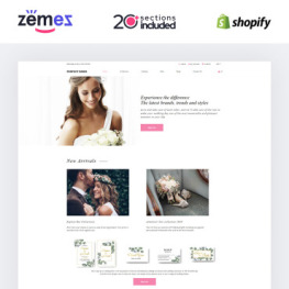 Perfect Bride Wedding Salon Shopify Theme #85225