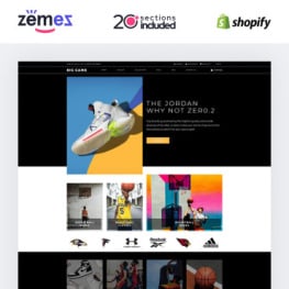 Big Game Basketball Shopify Theme #85227