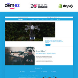 Drones Gadgets Store Shopify Theme #85247