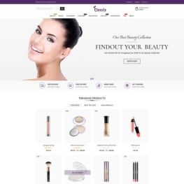 Beauty Cosmetics Store Shopify Theme #85914