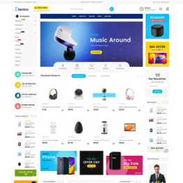 Electra Electronics Store Shopify Theme #85946