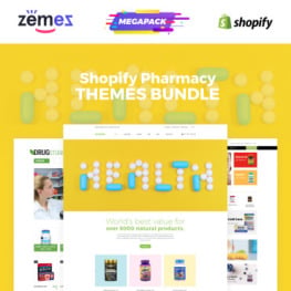 Pharmacy Bundle Shopify Theme #86472