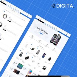Digita Electronics Store eCommerce Shopify Theme #87342