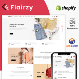 Flairzy Fashion Shopify Theme #87663