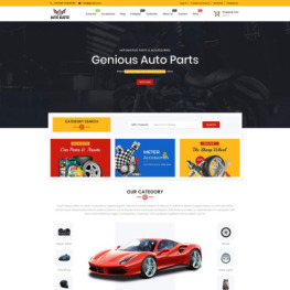 Auto Gusto Parts Store Shopify Theme #88046