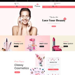 Pionita Cosmetics Store Shopify Theme #89163