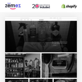 Beard Products Store Shopify Theme #90217