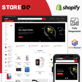 StoreGo Multipurpose Premium Shopify Theme #90638