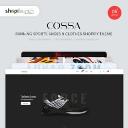 Cossa Running Shoes Sports Shoes Shopify Theme # 90696