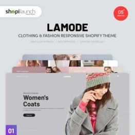 Lamode Clothing Fashion Shopify Theme # 92516