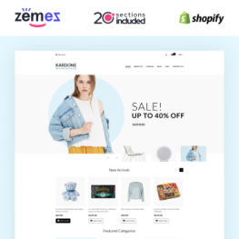 Kardone Wholesale Store Clean Shopify Theme #93151
