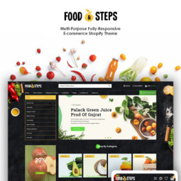 Food Steps The Organic Food Shopify Theme #93284