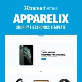 Electronics Shop on Apparelix Shopify Theme # 94005