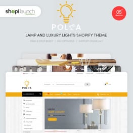 Polka Lamp and Luxury Lights Shopify Theme #95165