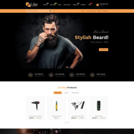 Instyle Hair Saloon Shopify Theme # 95791