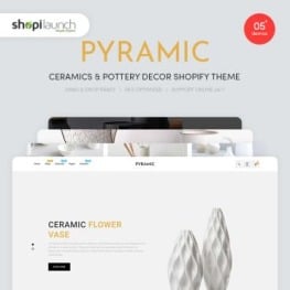 Pyramic Ceramics Pottery Decor Shopify Theme # 97864