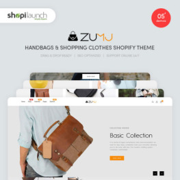 Zumj Handbags Shopping Clothes Shopify Theme #98278