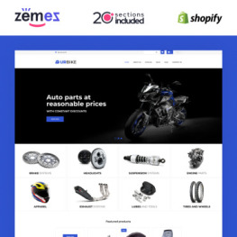 Urbike Bikes Online Store Shopify Theme #98418