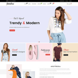Fabulous Fashion Store Shopify Theme #98584
