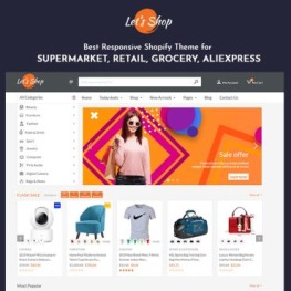 Let s Shop Theme Shopify Theme # 98593