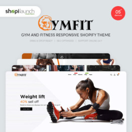 GymFit Gym And Fitness Shopify Theme #99209