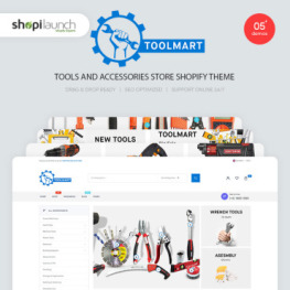 ToolMart Tools Accessories Store Shopify Theme #99337