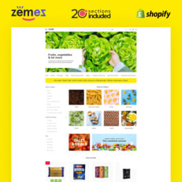 Foodie Delivery Store Shopify Theme #99734