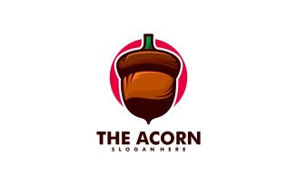 Acorn Simple Mascot Logo Design