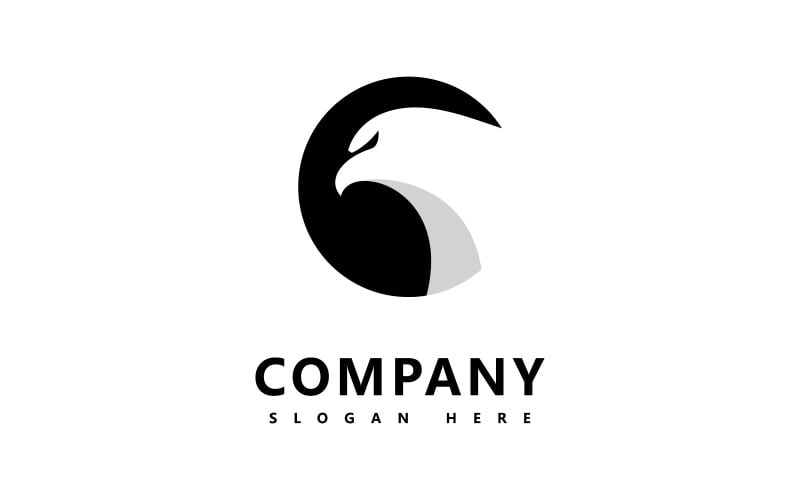 Eagle Head Animal Logo Design Vector V4 Logo Template