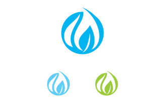 Water Drop Logo Design Vector V11