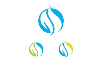 Water Drop Logo Design Vector V14