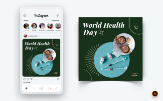 World Health Day Social Media Instagram Post Design Template-02