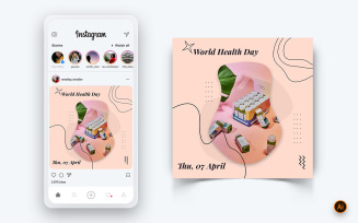 World Health Day Social Media Instagram Post Design Template-06