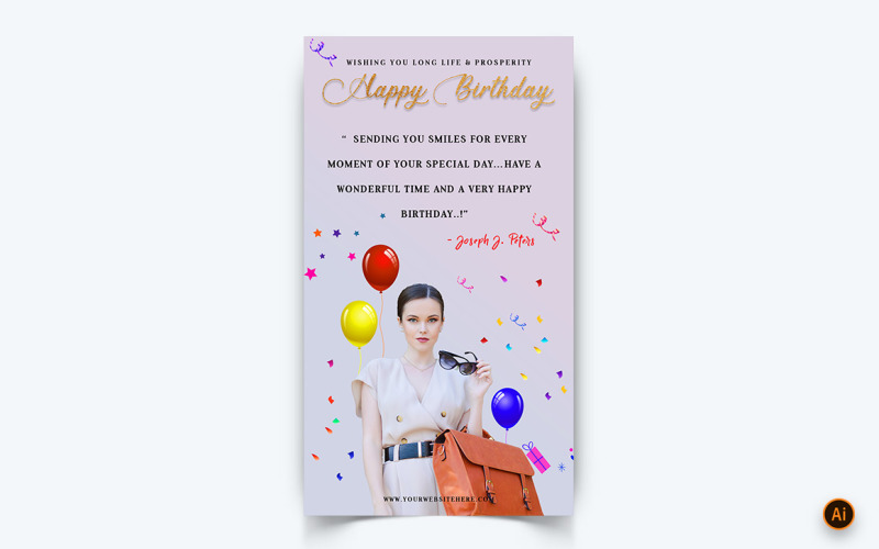 Birthday Party Celebration Social Media Story Design Template-03
