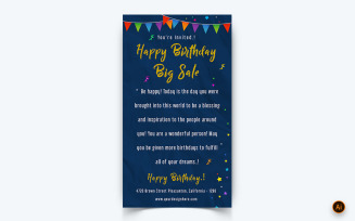 Birthday Party Celebration Social Media Story Design Template-10