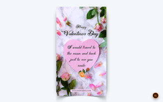 Valentines Day Party Social Media Instagram Story Design Template-06