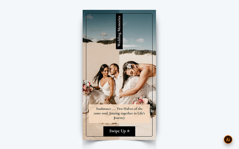 Wedding Invitation RSVP Social Media Instagram Story Design Template-05
