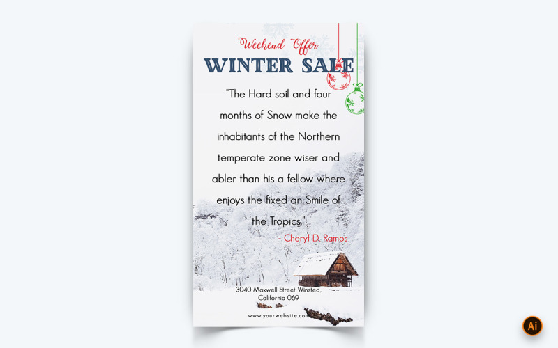 Winter Season Offer Sale Social Media Instagram Story Design-09