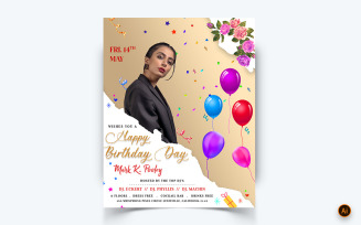 Birthday Party Celebration Social Media Feed Design Template-03