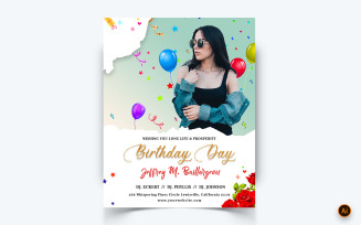 Birthday Party Celebration Social Media Feed Design Template-05