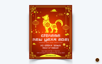 Chinese NewYear Celebration Social Media Instagram Feed Design Template-08