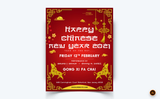 Chinese NewYear Celebration Social Media Instagram Feed Design Template-09