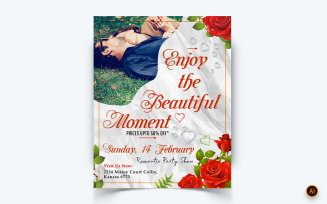 Valentines Day Party Social Media Instagram Feed Design Template-02